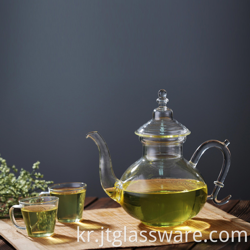 Glass Teapot with Heat Resistant 